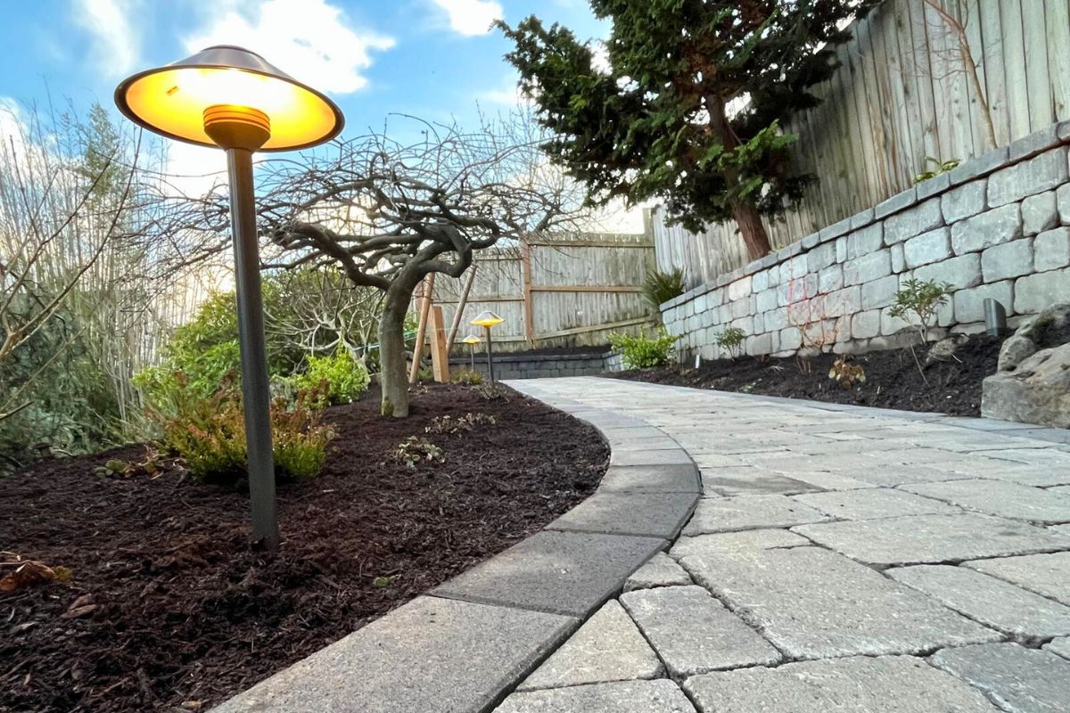 Outdoor design of Lighting and pathway