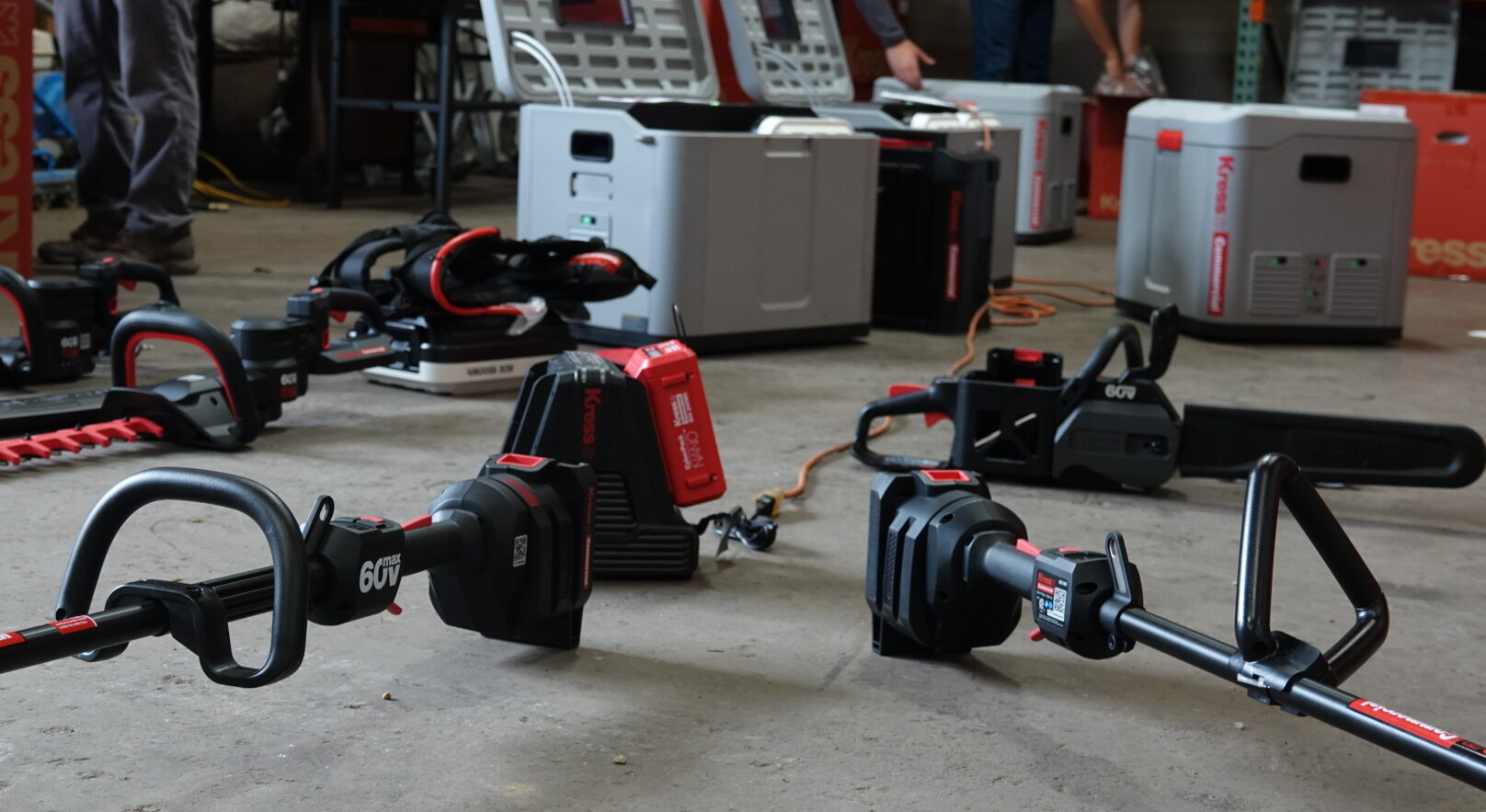 Sustainable electric landscaping tools