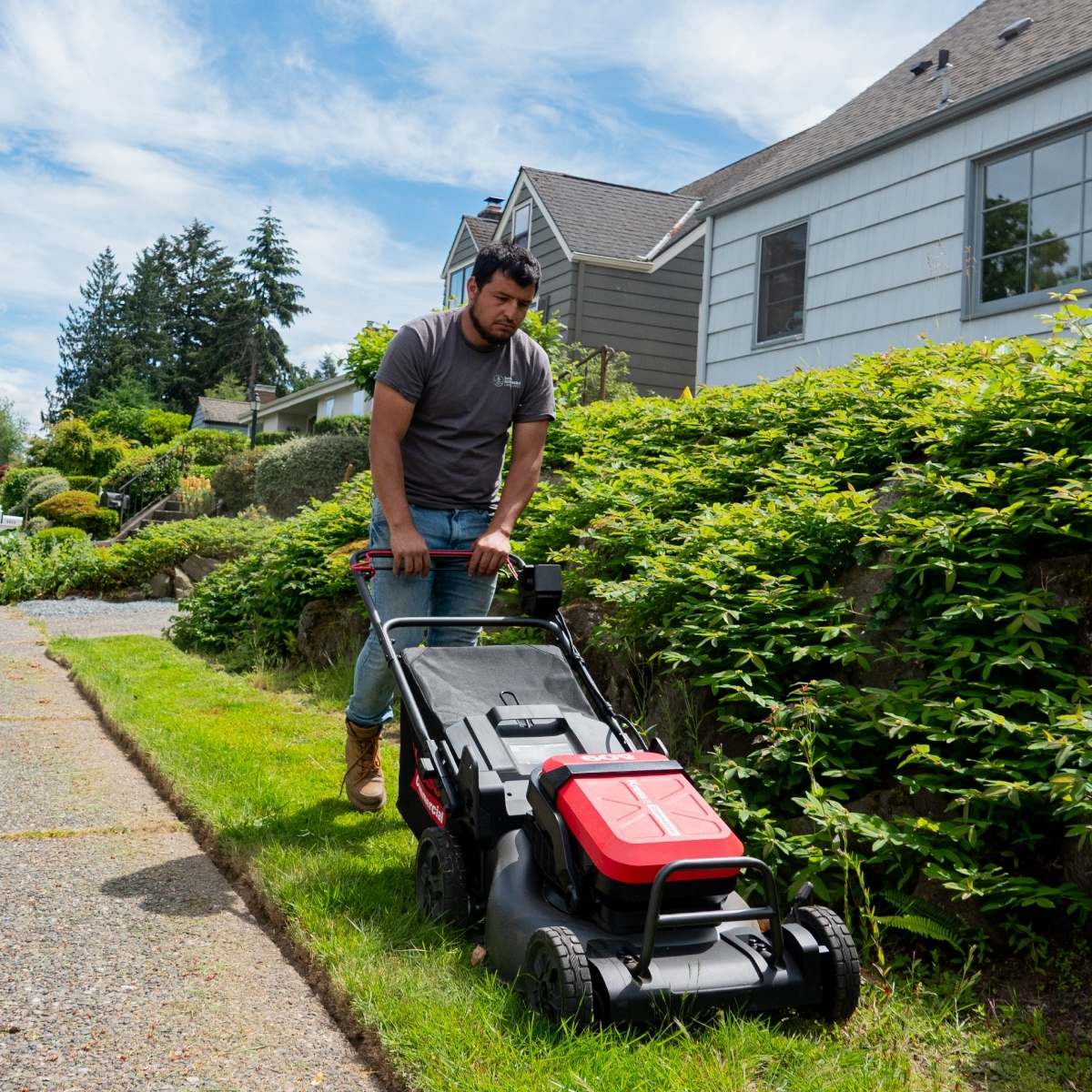 Electric mowing