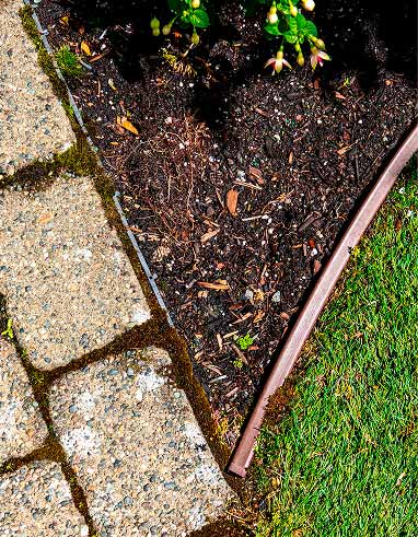 Hidden edging